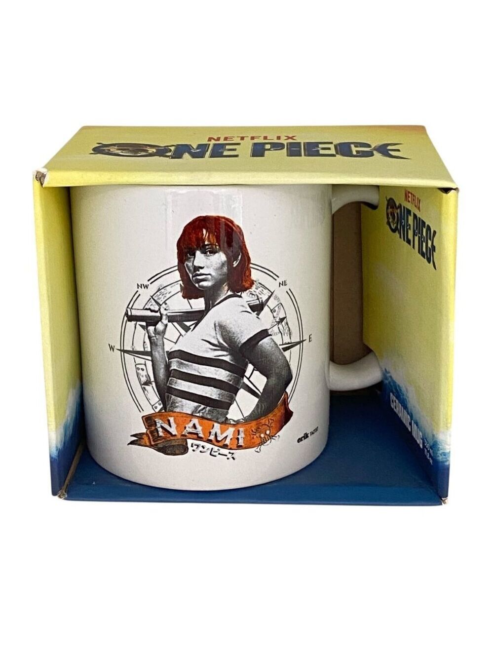 One Piece Netflix Series NWT  Nami Ceramic Mug 350ml Dishwasher & Microwave Safe